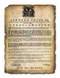 Phips Proclamation, 1755 